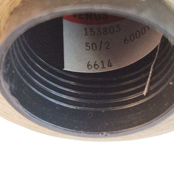 Venus Spun Multipurpose Sewing Thread 100% Polyester Cream Color Made In Thailan - Picture 3 of 6